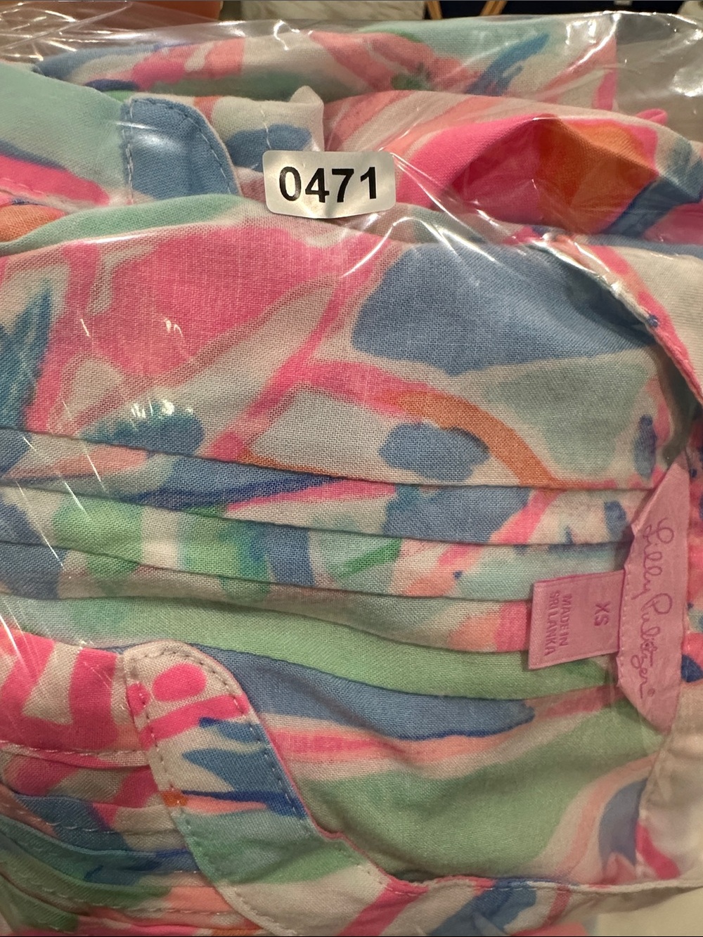 Lilly Pulitzer Sarasota Tunic Dress XS “Out to Sea” Costal Abstract Lightweight - Picture 9 of 9